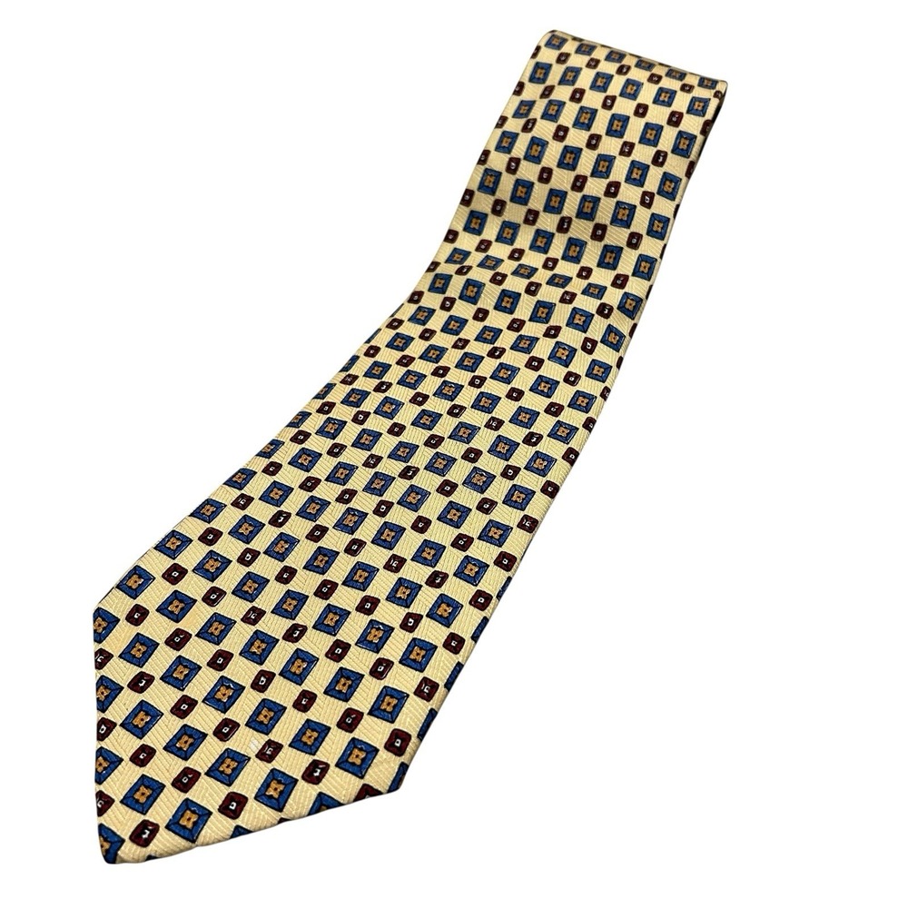 Polo Ralph Lauren Neck Tie Floral Silk Yellow All Over Print 56" Silk‎ Colorful